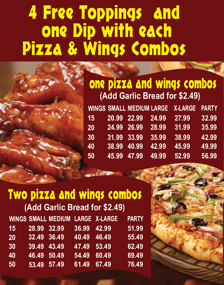 Nugget Halal Pizza and Wings